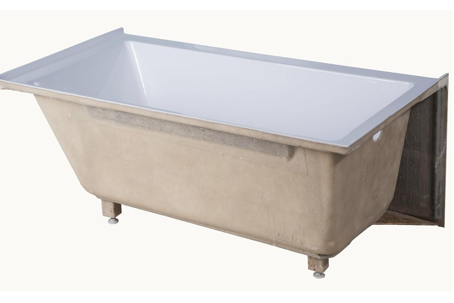 Apron Soaking Acrylic Bathtub