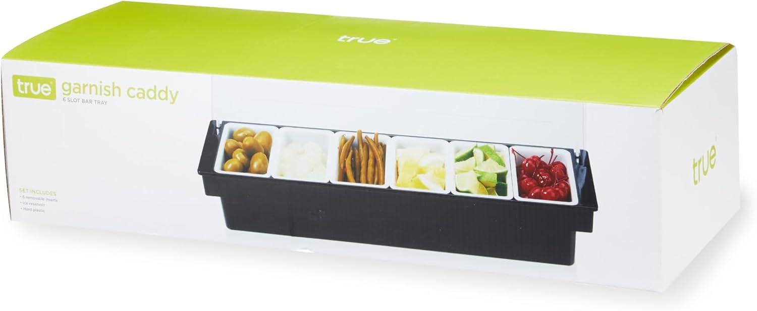 Garnish Caddy 6-Compartment Bar Tray