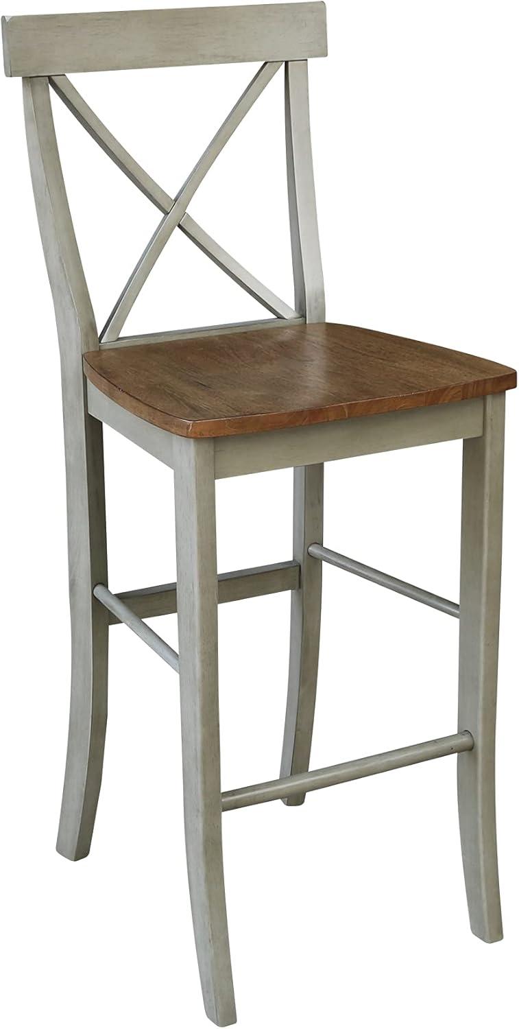 30" X Back Barstool - International Concepts