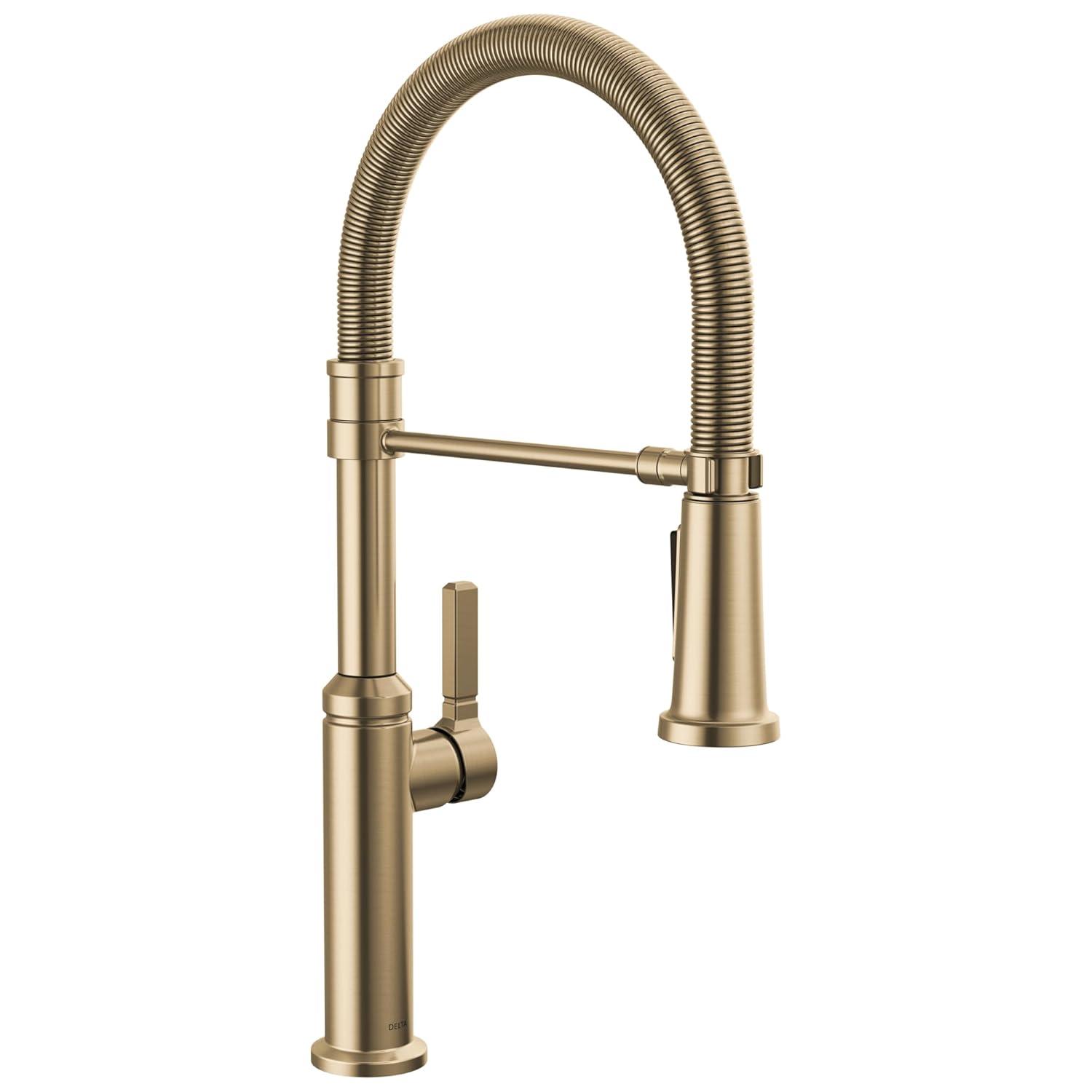 Rhett Pro Commercial Kitchen Faucet, Pull Down Sprayer Kitchen Sink Faucet