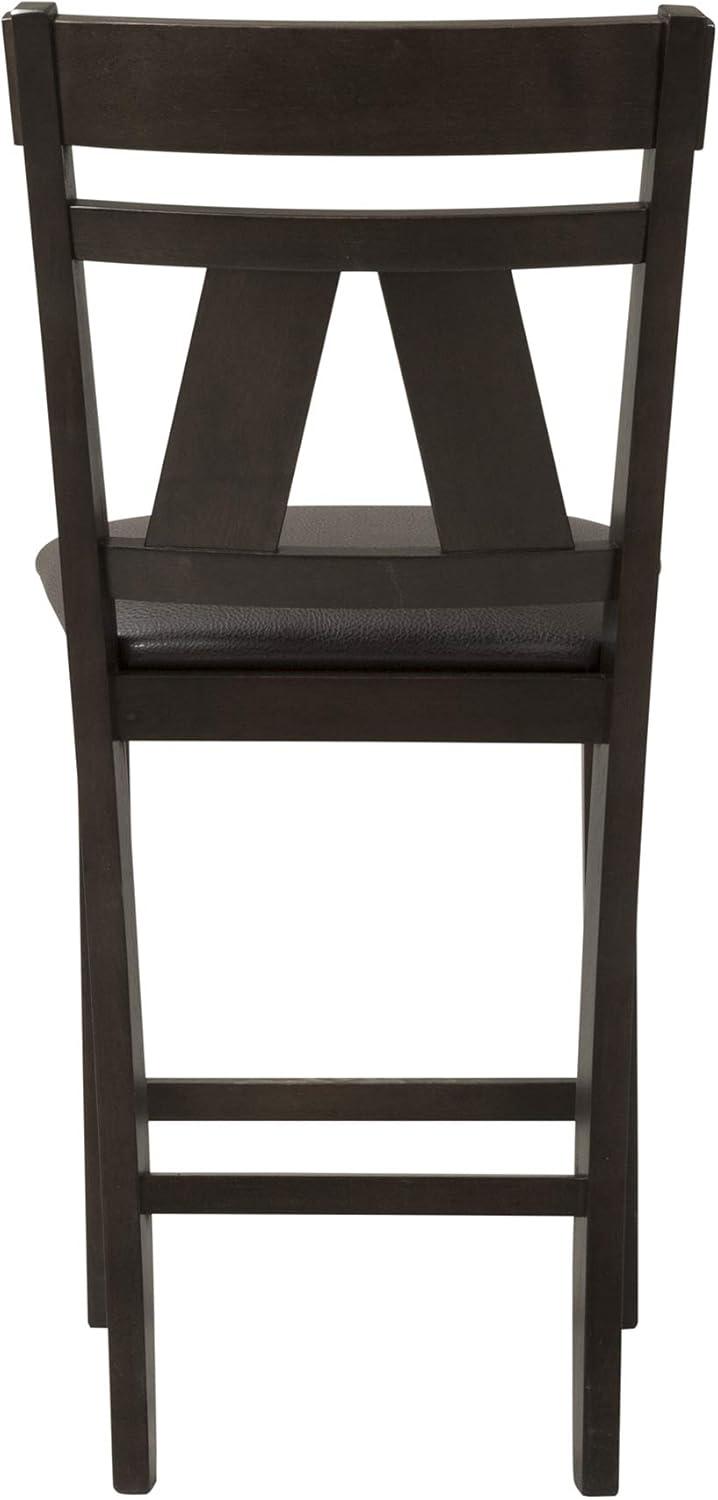 Lawson Black Splat Back Counter Chair (RTA)