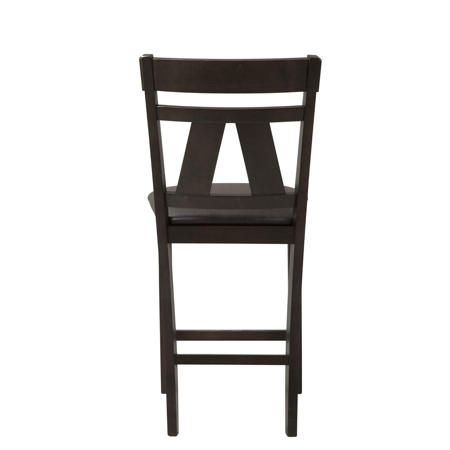 Lawson Black Splat Back Counter Chair (RTA)