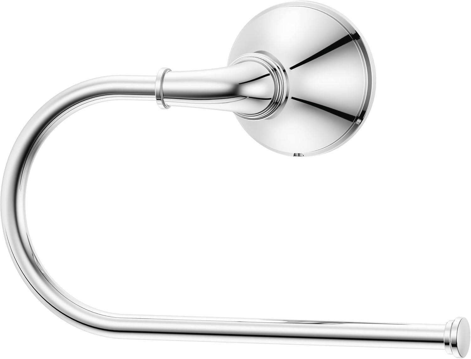 Polished Chrome Wall Mounted Open Towel Ring