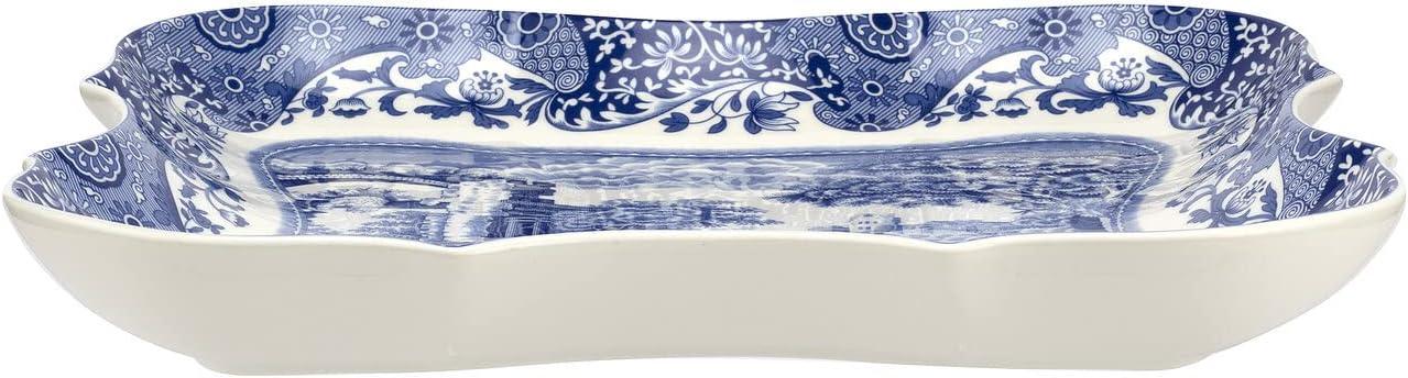 Spode Blue Italian Devonia Tray 14"