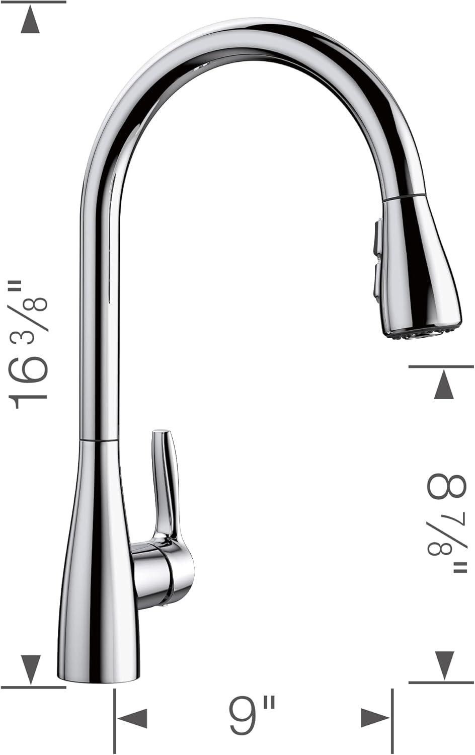 Atura Pull Down Dual Spray Kitchen Faucet