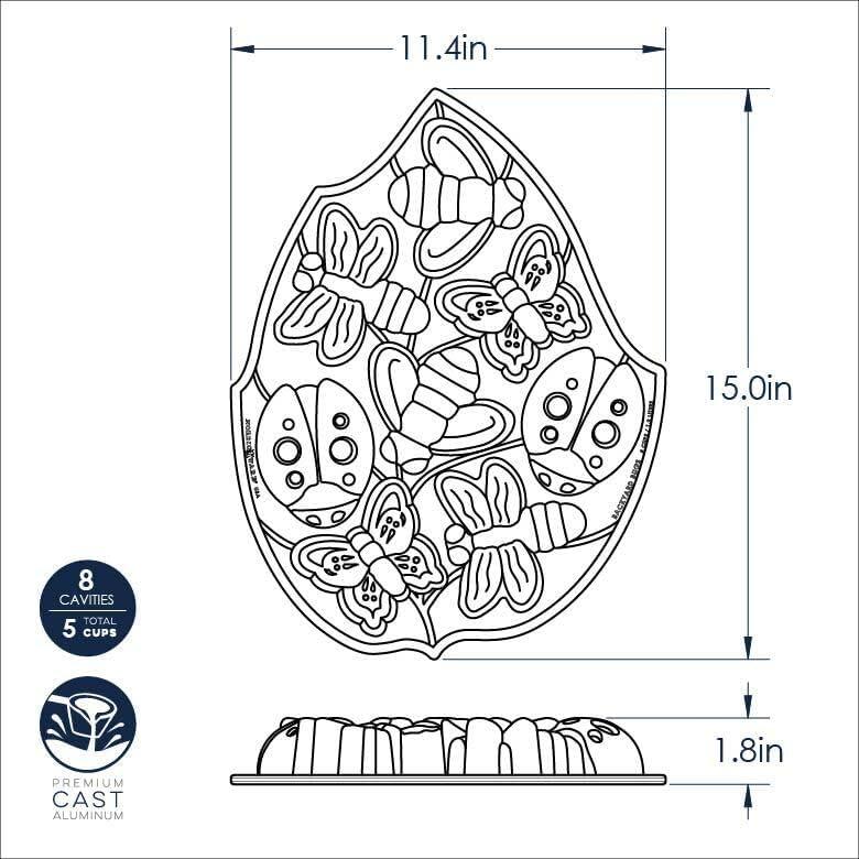 Nordic Ware Nordic Ware Backyard Bugs Pan