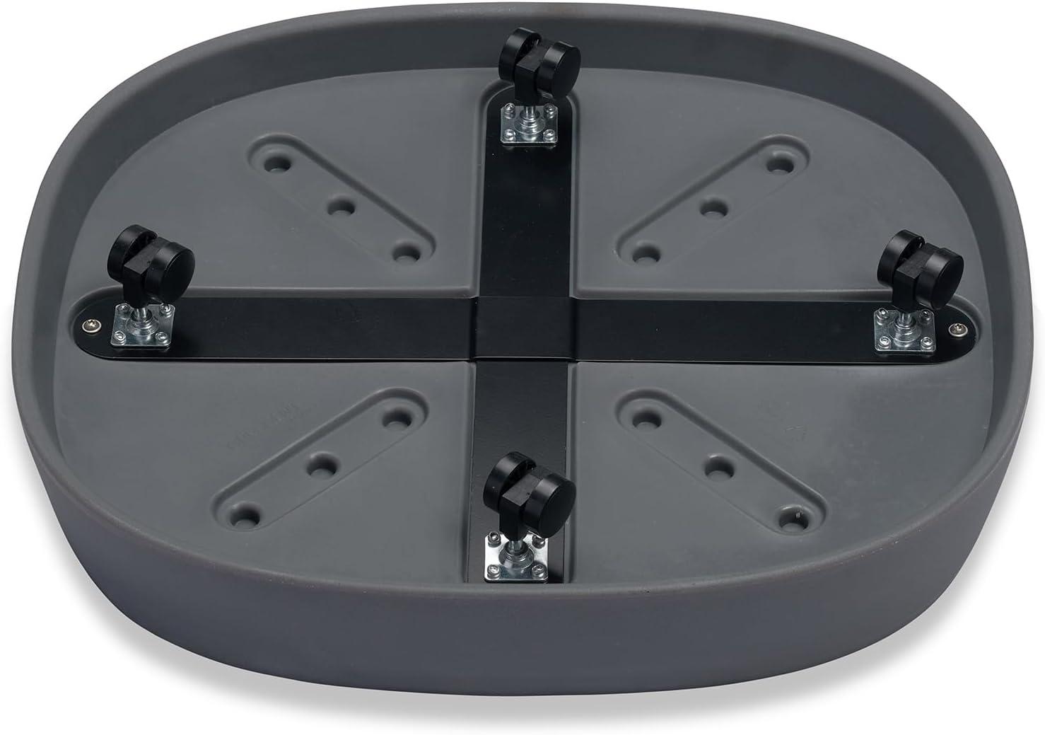 Crescent Garden Pebble Modern Durable Plant Caddy