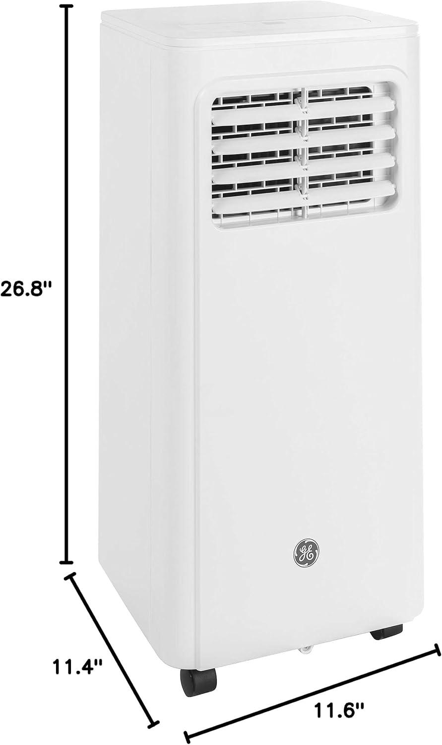 GE® 9,000 BTU Portable Air Conditioner for Small Rooms up to 250 sq ft. (6,250 BTU SACC)