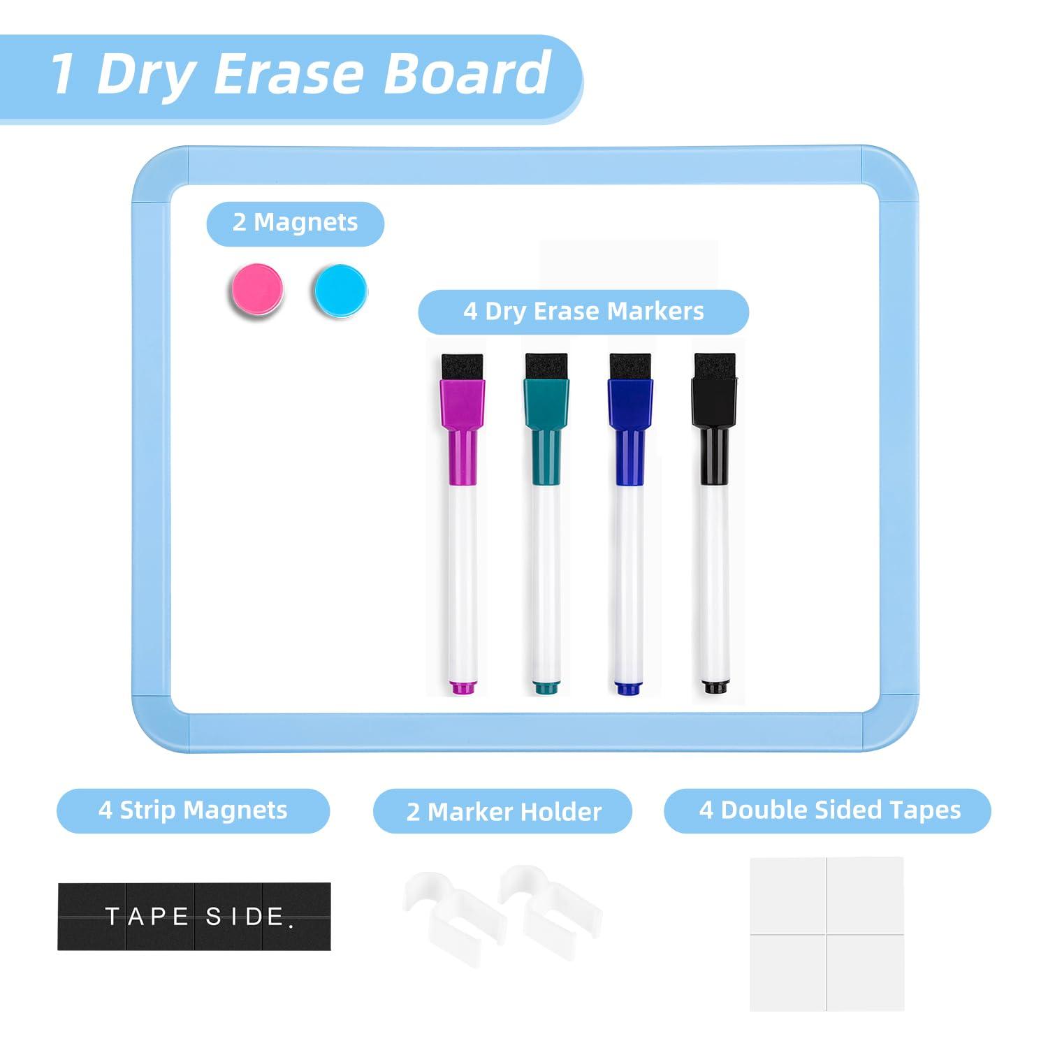 VUSIGN Small Dry Erase Whiteboard, 8.5 x 11 Inches White Board for Kids, Students, Fridge, Locker, Mini Dry Erase Board