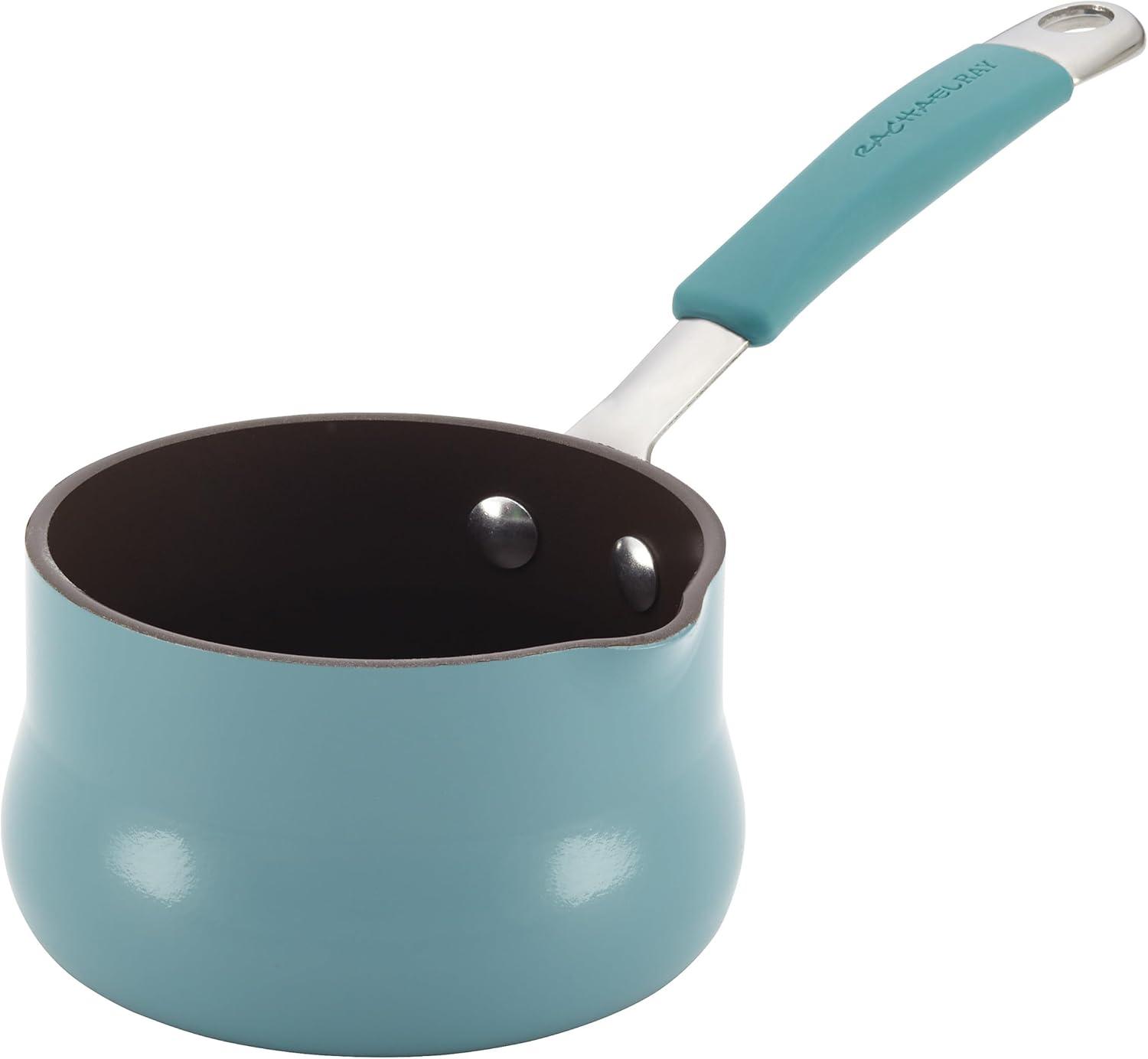 Rachael Ray Cucina Hard Enamel 0.75 qt. Nonstick Butter Warmer