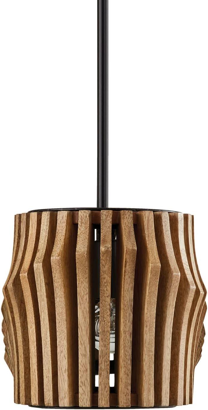 Capital Lighting Archer 6 - Light Island Pendant Light in  Light Wood/Matte Black