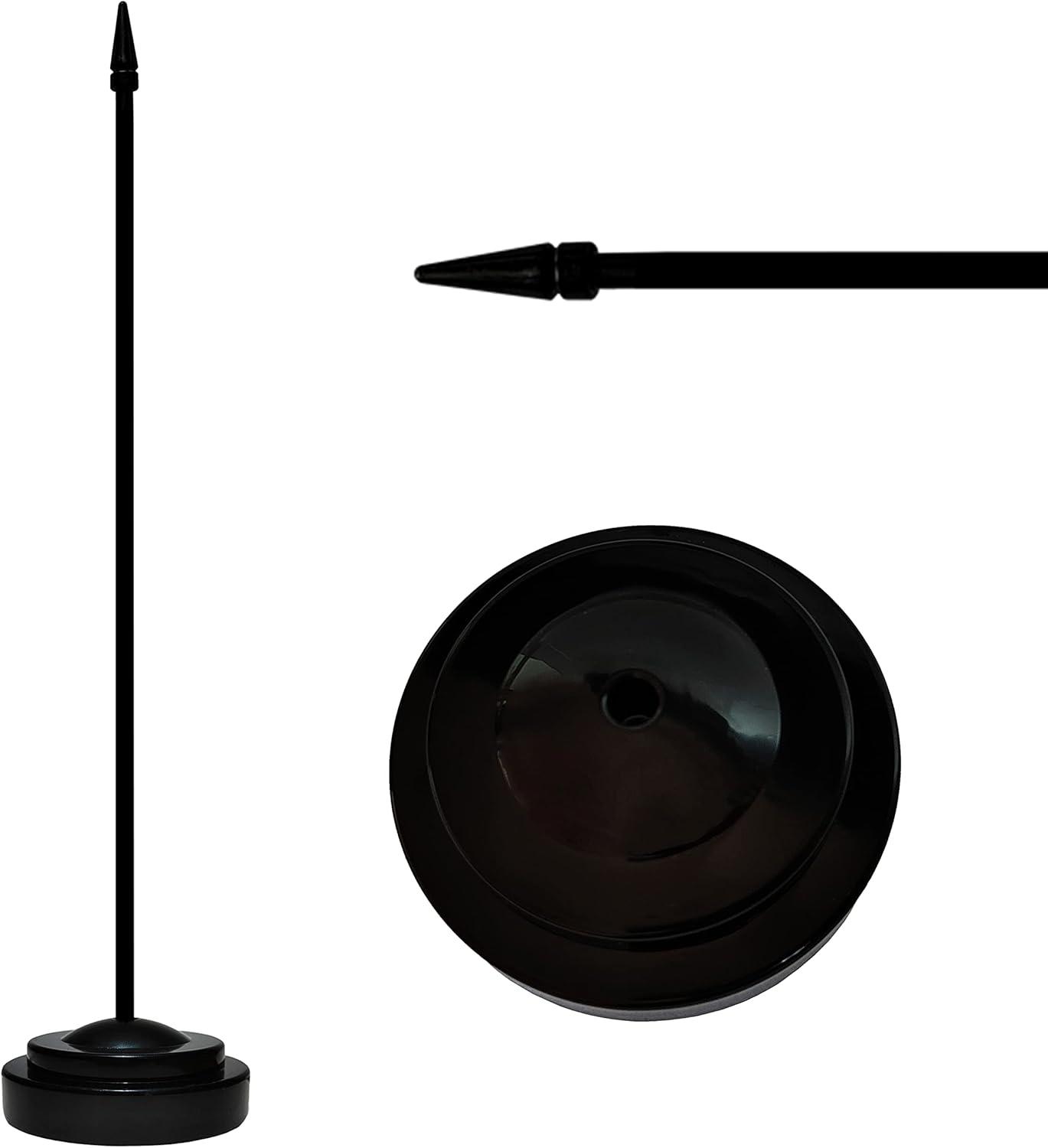 Italy Flags Italian Desk Flag Set Small Mini Italy Table Office Flag with 13" Black Pole, Black Base and Spear Top,Miniature Italian Deluxe Desktop Flag, Home Decoration, Office Decoration, Festival Celebrations(12 Pack )