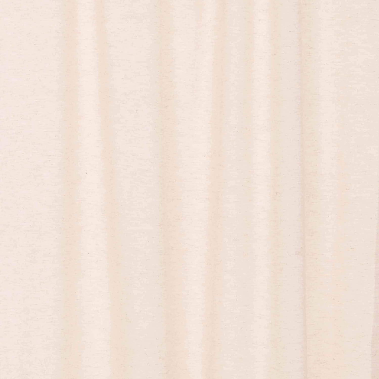 VHC Brands Simple Life Flax Prairie Short Panel Set, Creme (2 Panels)