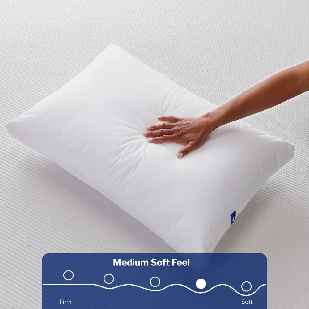 Casper Sleep Essential Pillow, Standard, Two Pack (Set of 2)