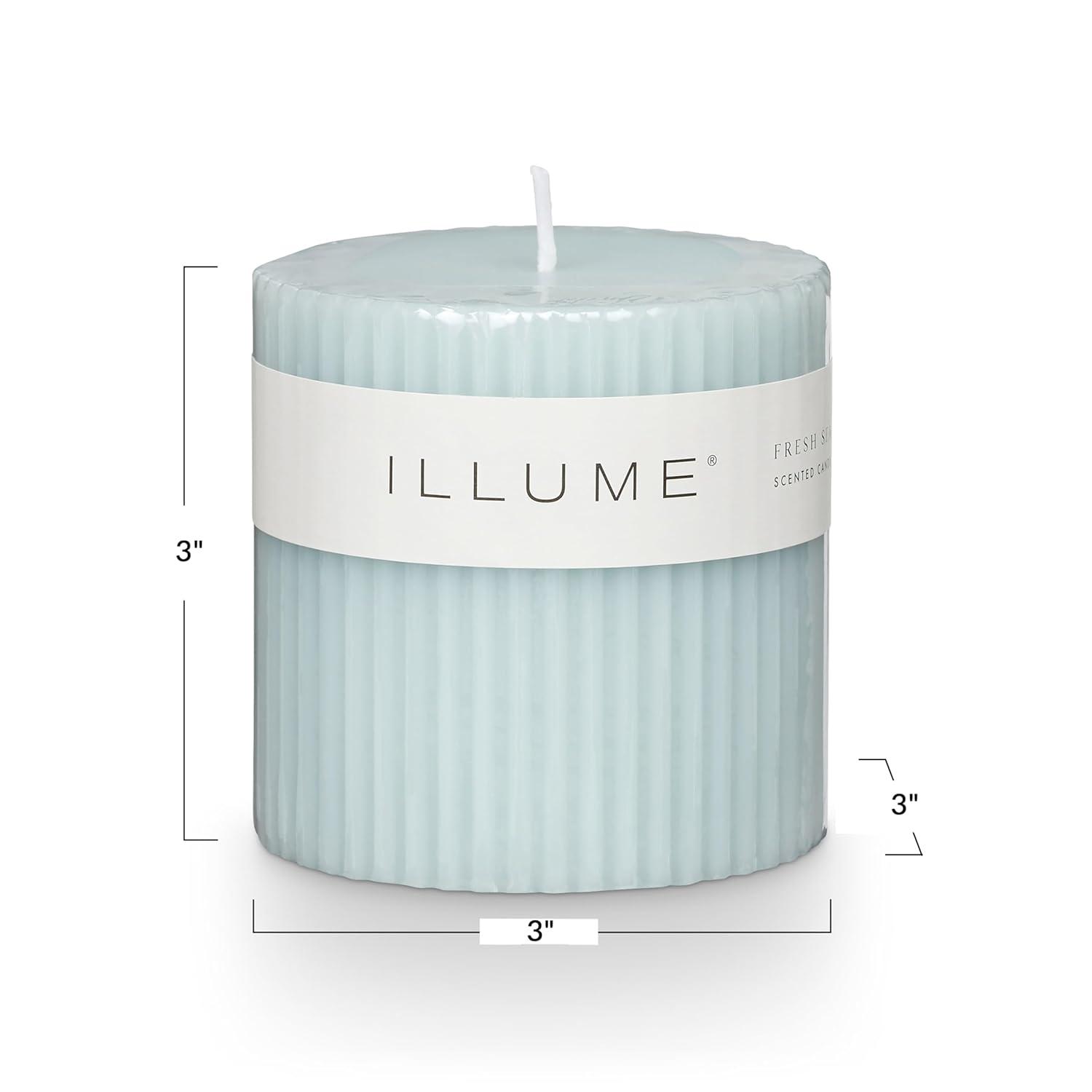 ILLUME Beautifully Done Medium Fragranced Pillar Candle, Blackberry Absinthe