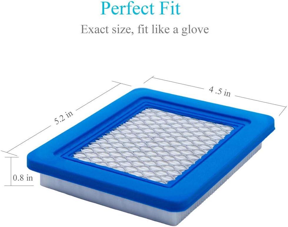 3 Pack 491588S Air Filter with Pre Filter, Compatible with 491588 493537 493537S Toro 20332 Craftsman 33644, Push Lawn Mower Air Cleaner