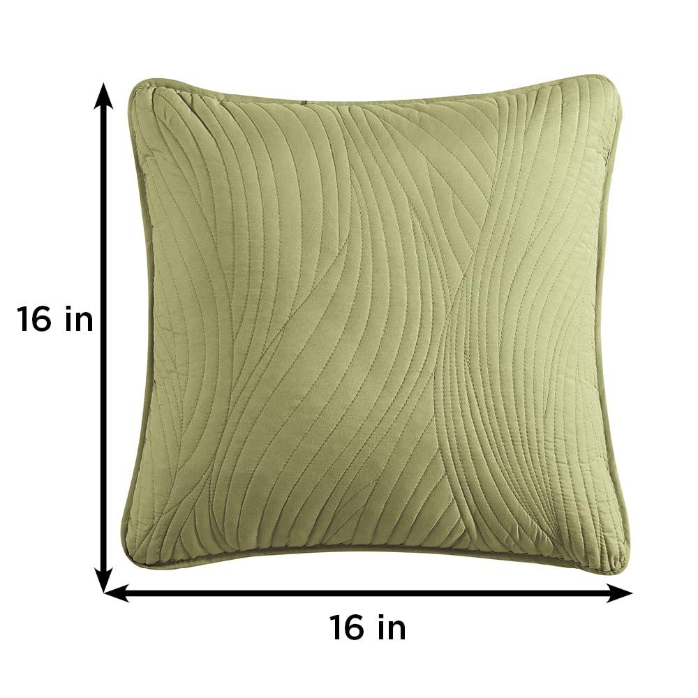 Brielle Stream Embroidered Reversible Throw Pillow