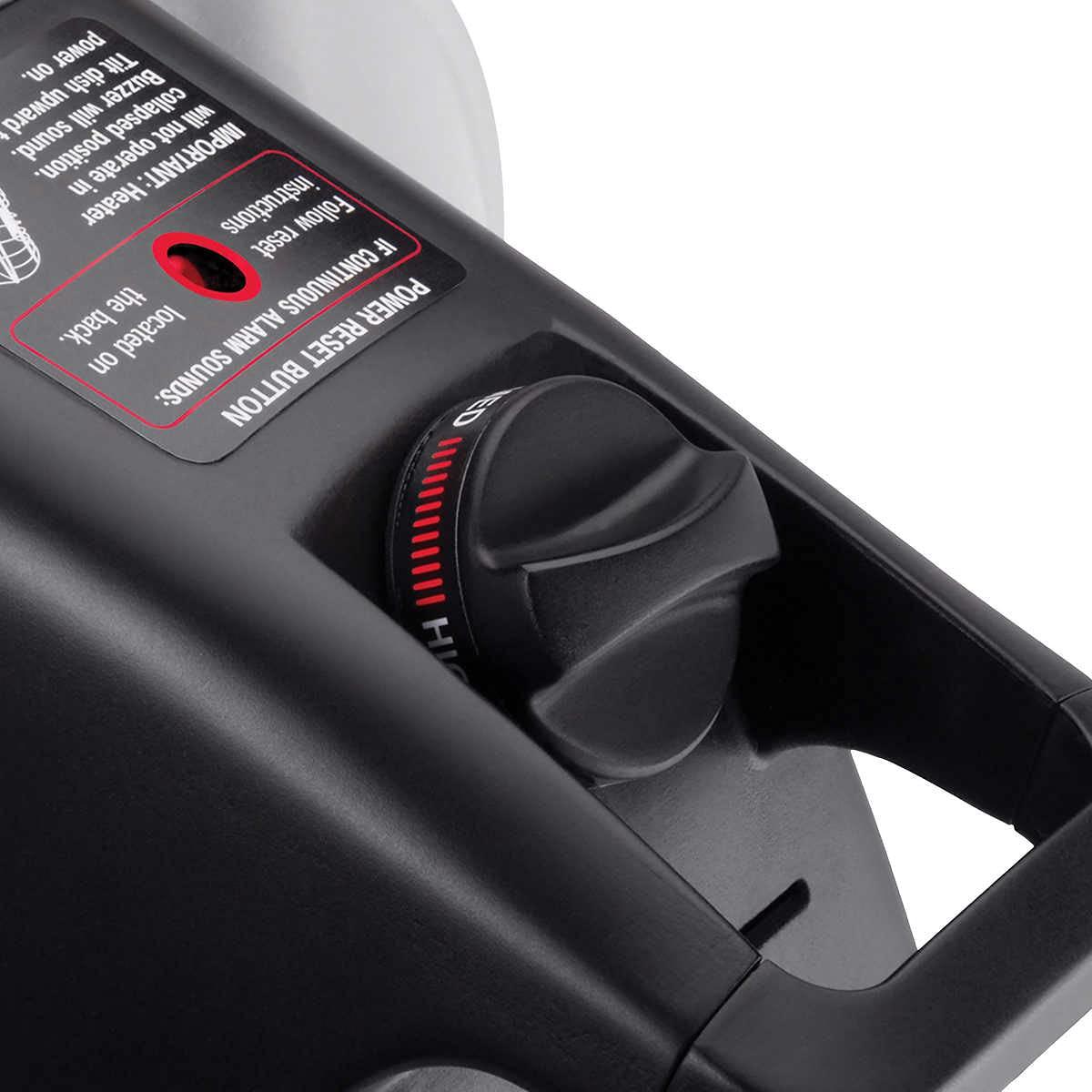 SGCoffee Heatdish Black 1500W Electric Parabolic Heater