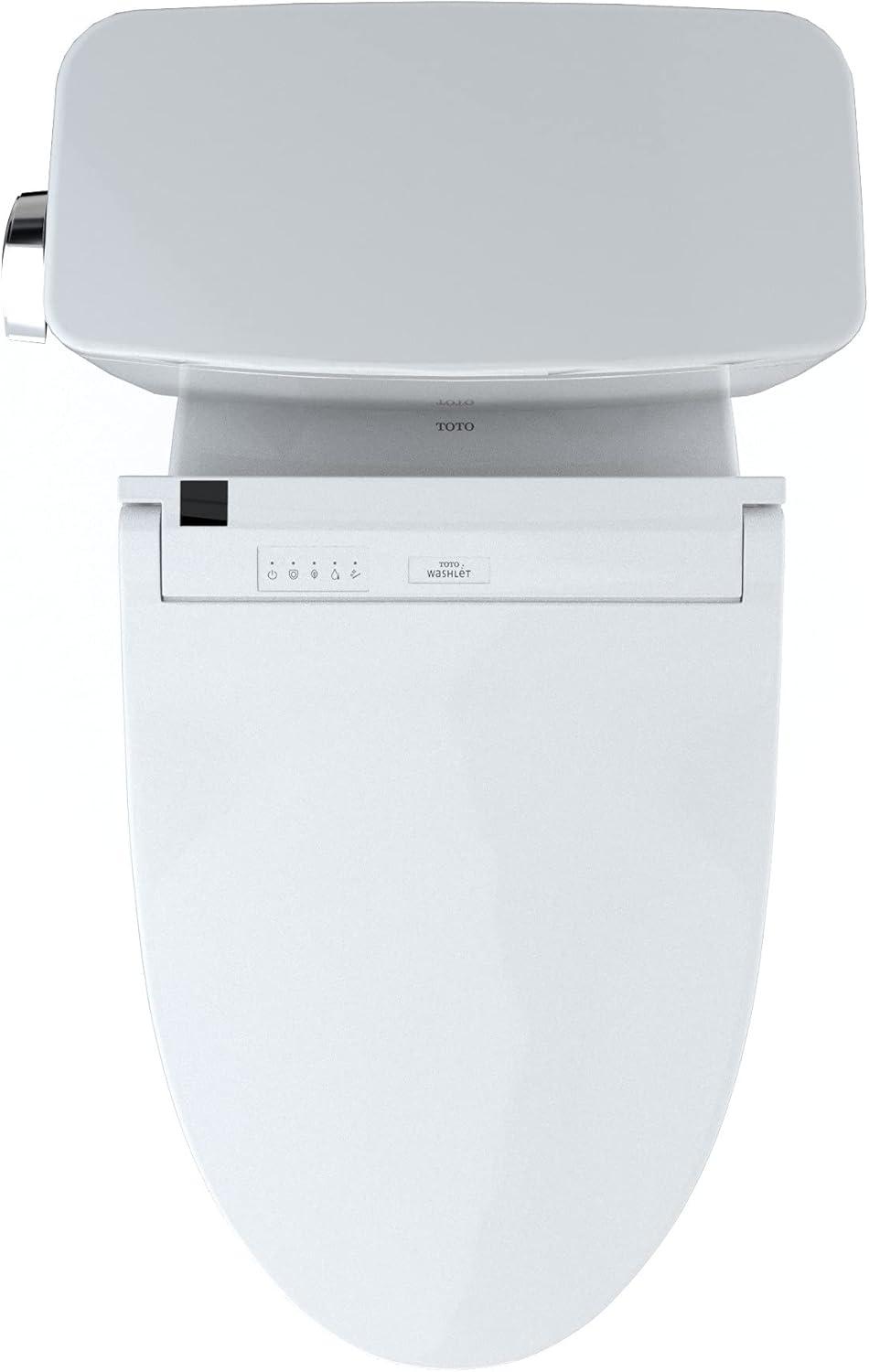 Drake® 1.28 GPF Water Efficient Elongated Two-Piece Toilet with Tornado Flush® (Seat included)