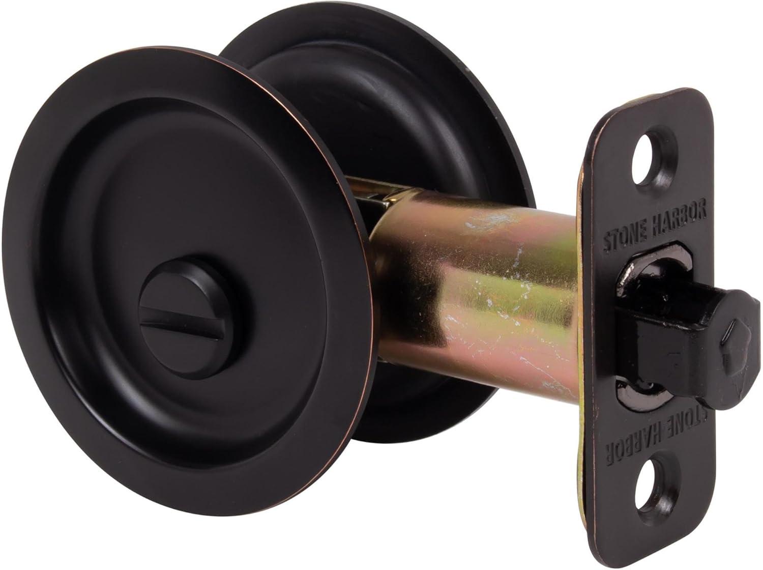 Round Pocket Door Lock