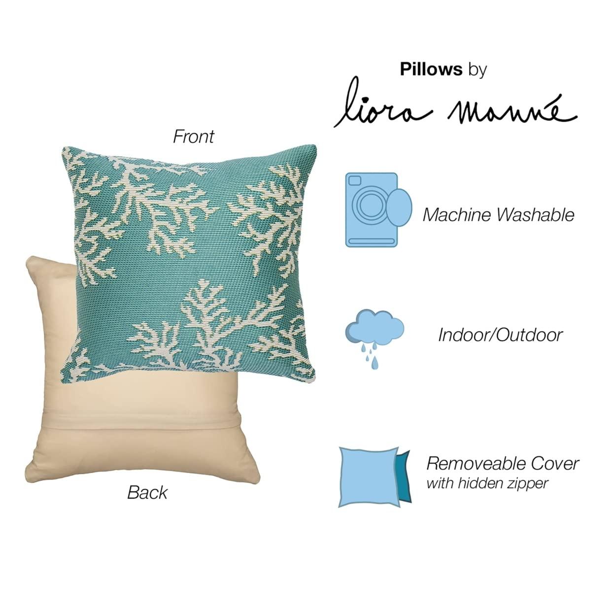 Liora Manne Marina No Decorative Addition Indoor/Outdoor Throw Pillow