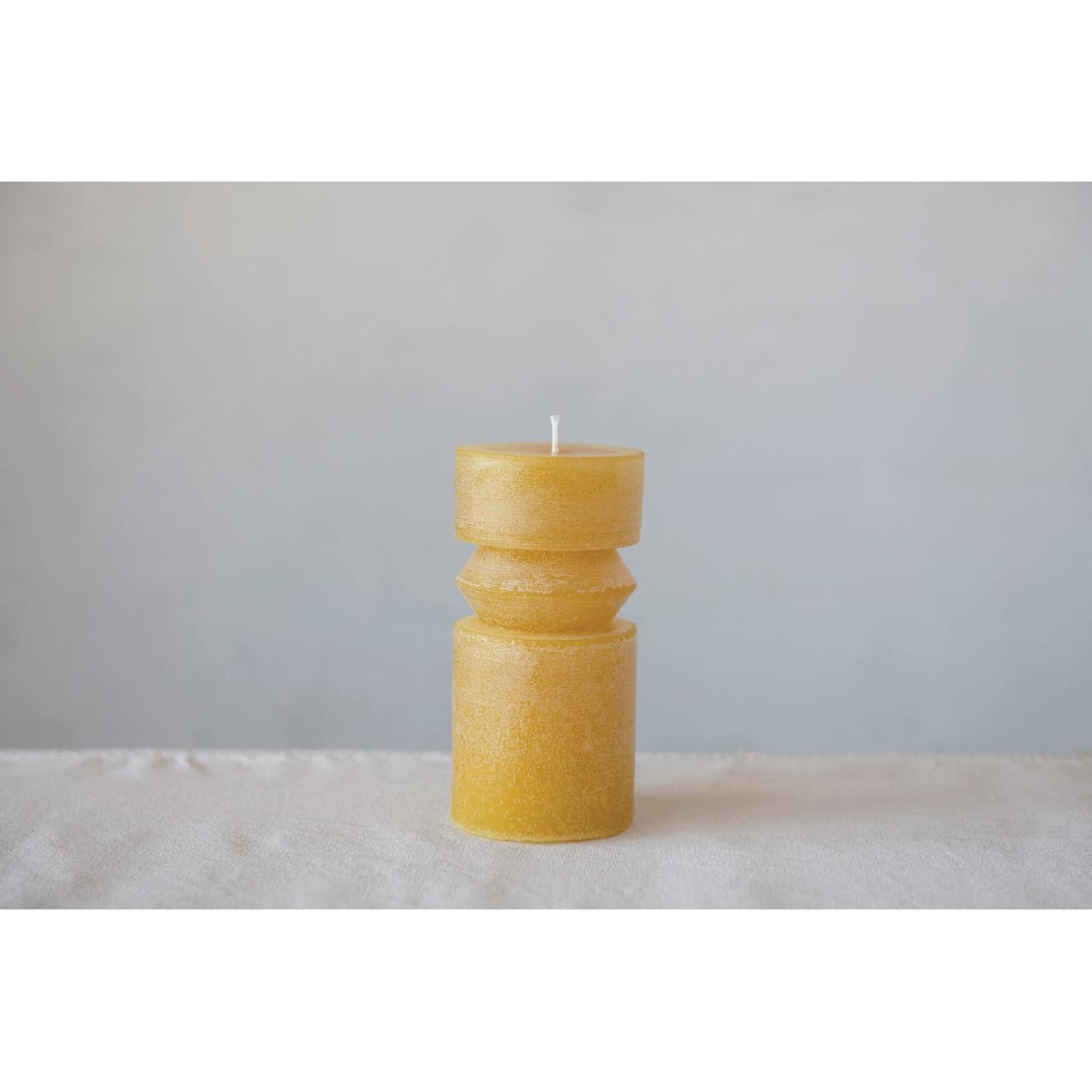 Creative Co-Op Unscented Totem Pillar Candle