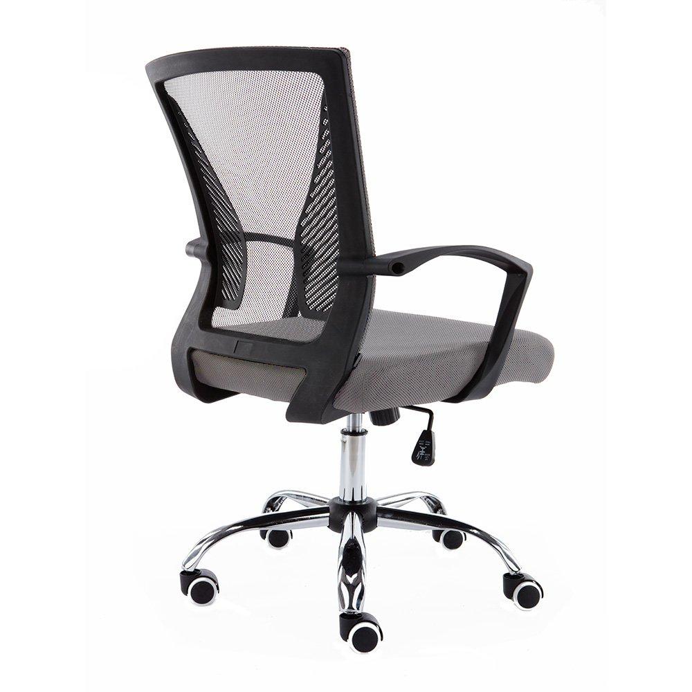 Modern Home Zuna Mid-Back Office Chair - Black/Gray