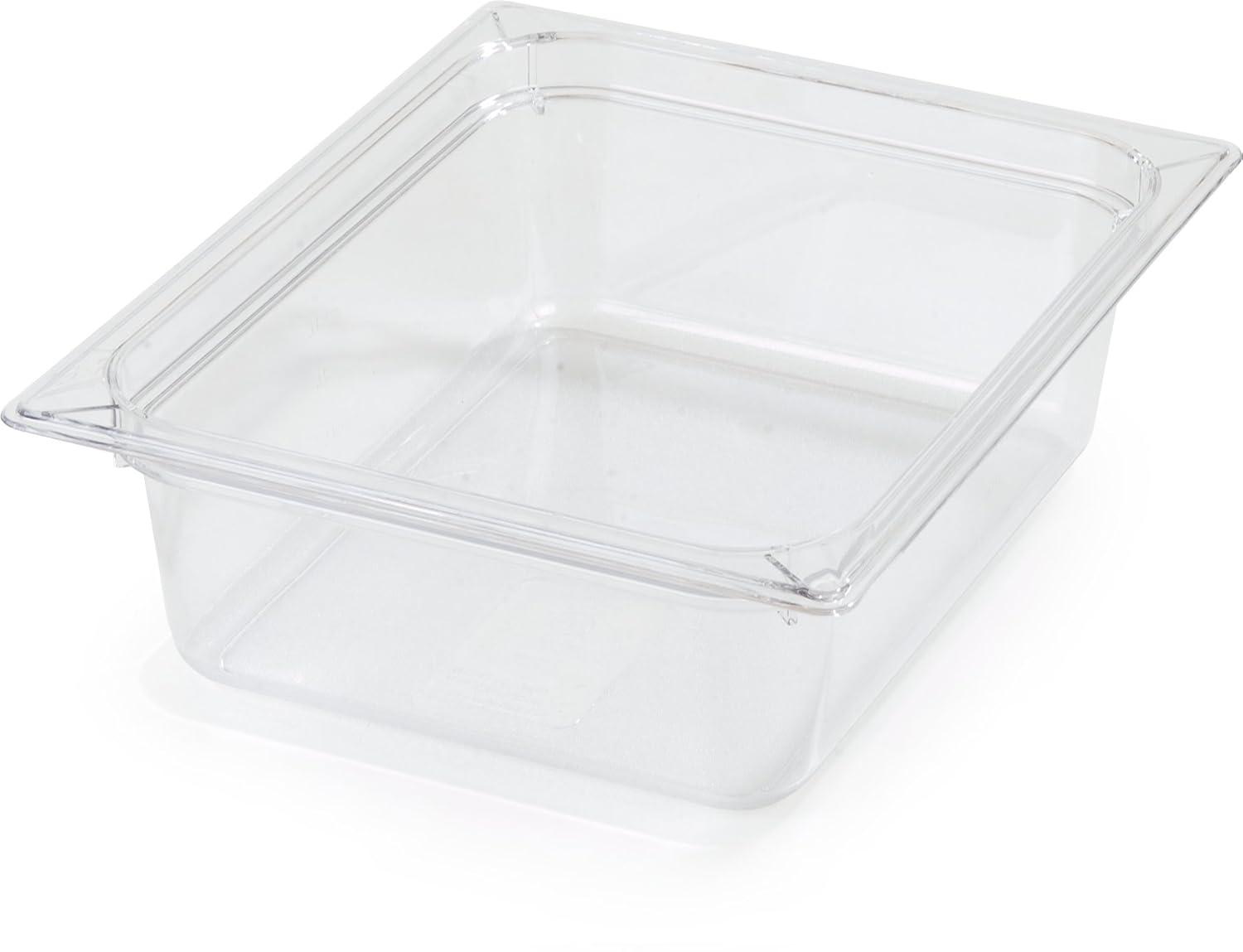 Carlisle Food Service Products Carlisle Food Service Products 1.6 Gallons Rectangle Plastic Food Storage Container (Set of 6)