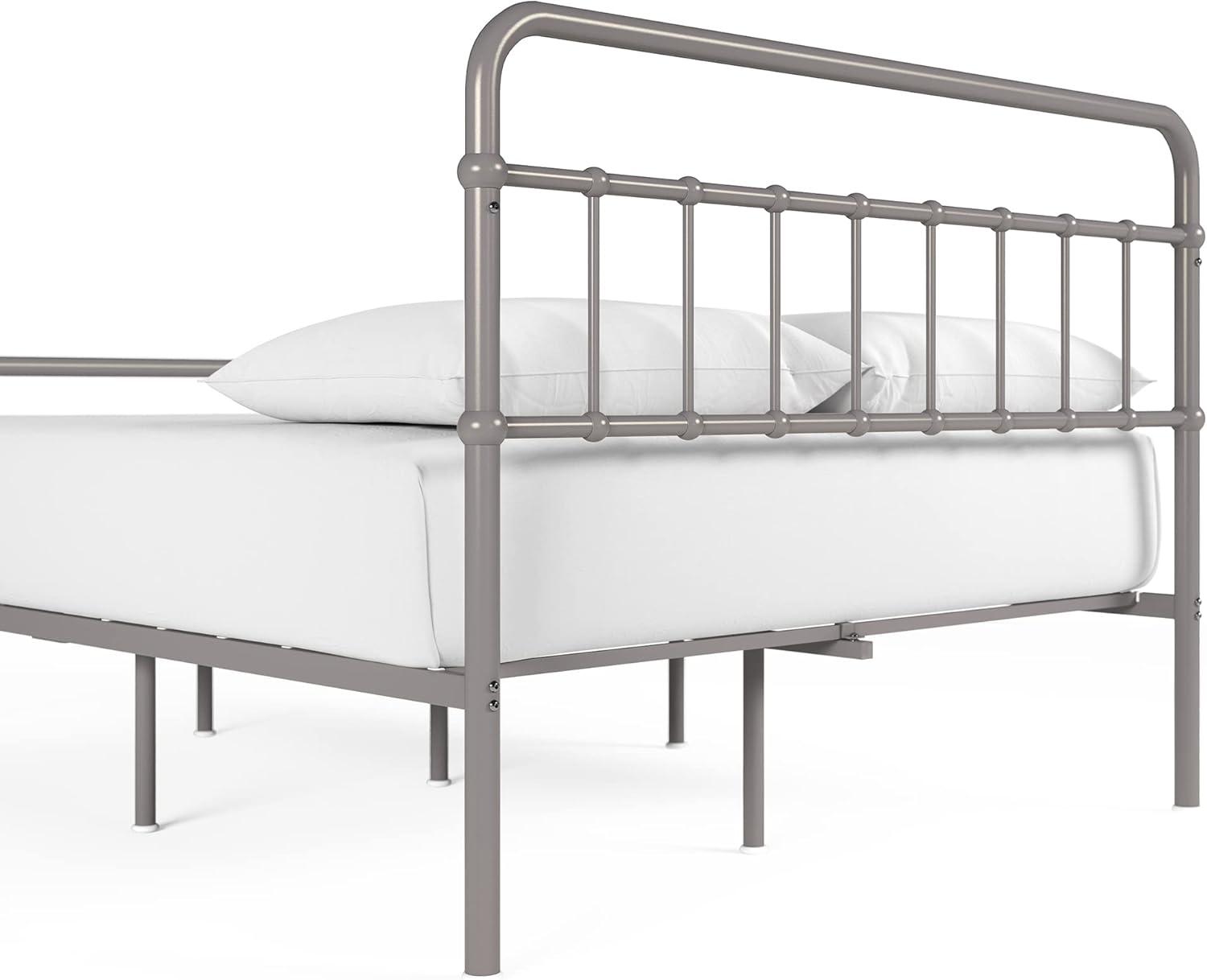 Florence 42" Modern Farmhouse Metal Platform Bed