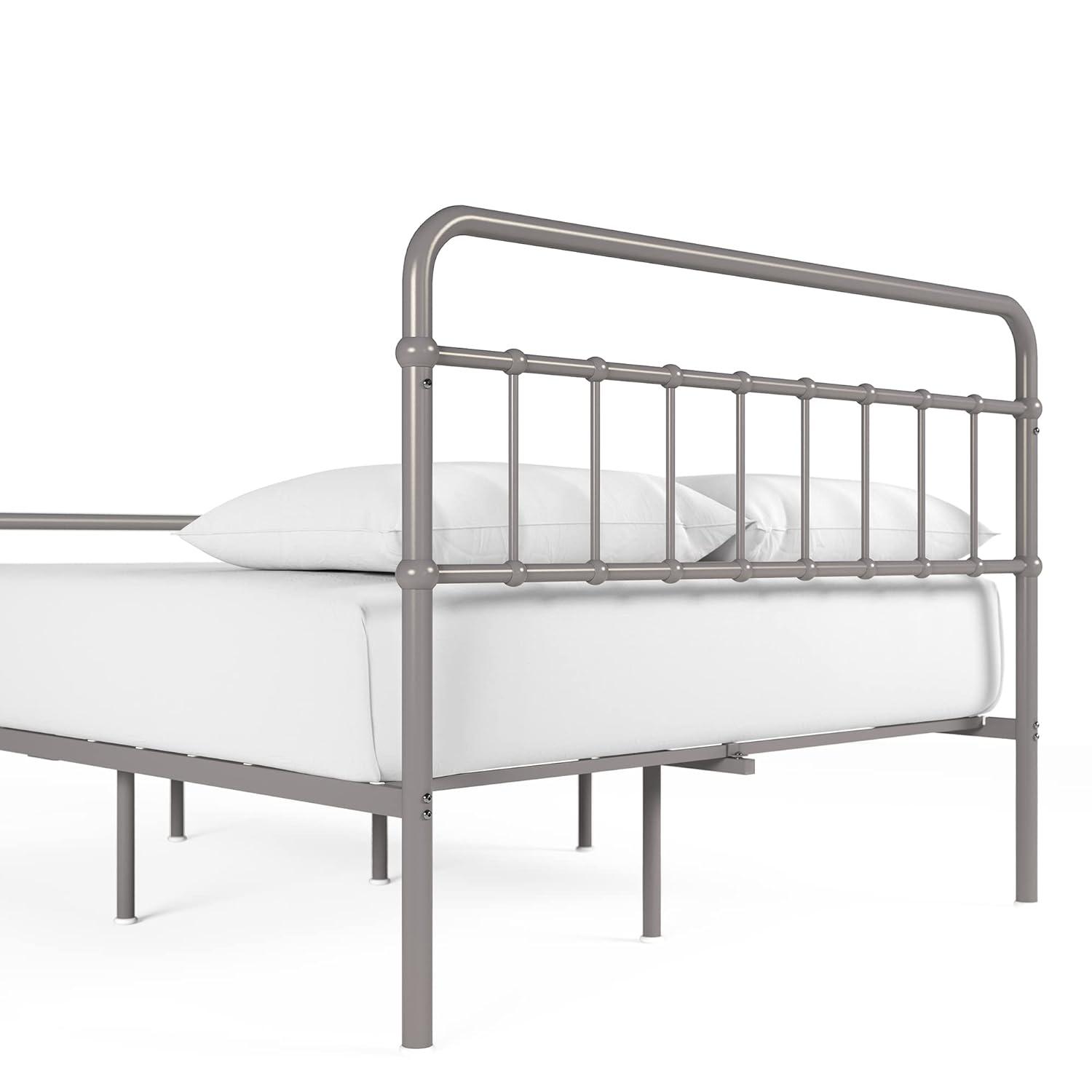 Zinus Florence 42" Modern Farmhouse Metal Platform Bed