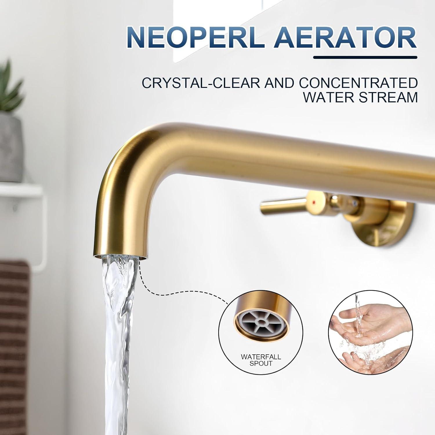 Wall Mounted Optional Bathroom Faucet