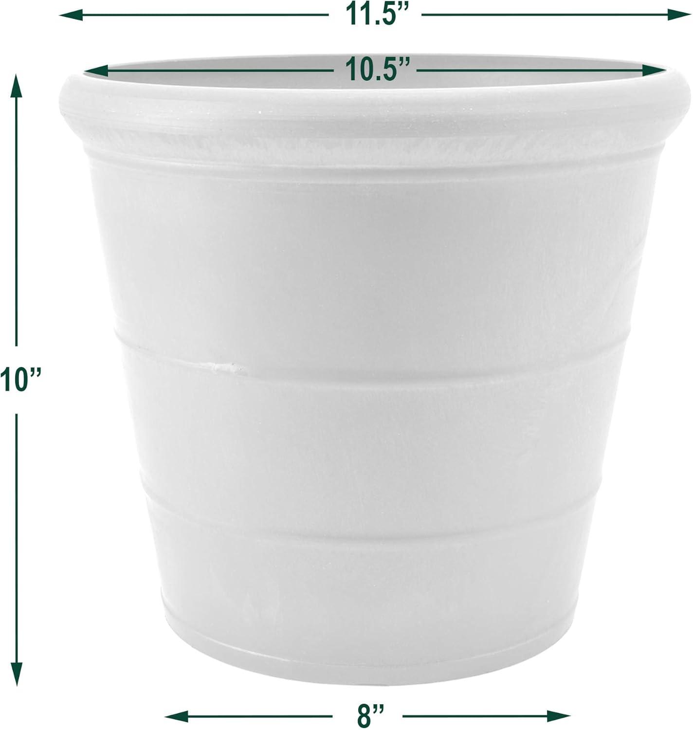 Terra Cotta 11.5" Composite Indoor/Outdoor Planter Pot