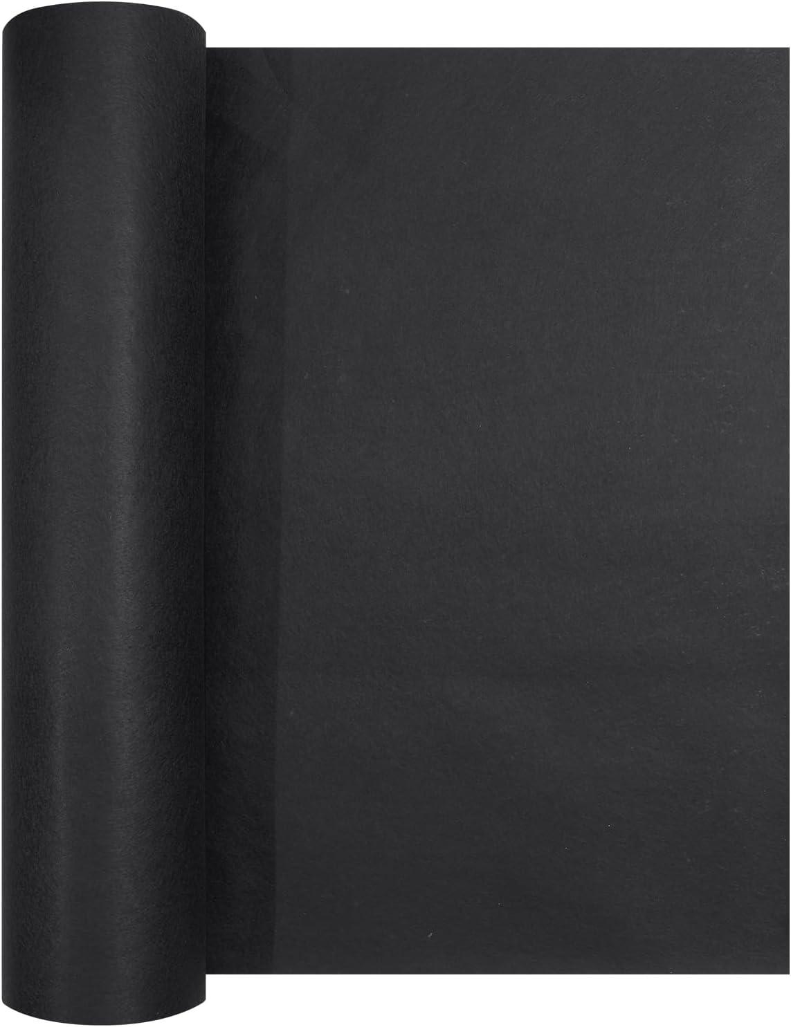 VEVOR 6FTx100FT Non-Woven Geotextile Heavy Duty 8oz Driveway Underlayment for Gravel, Ground Cover, Garden Weed Barrier, Drainage Fabric, Landscaping, Black