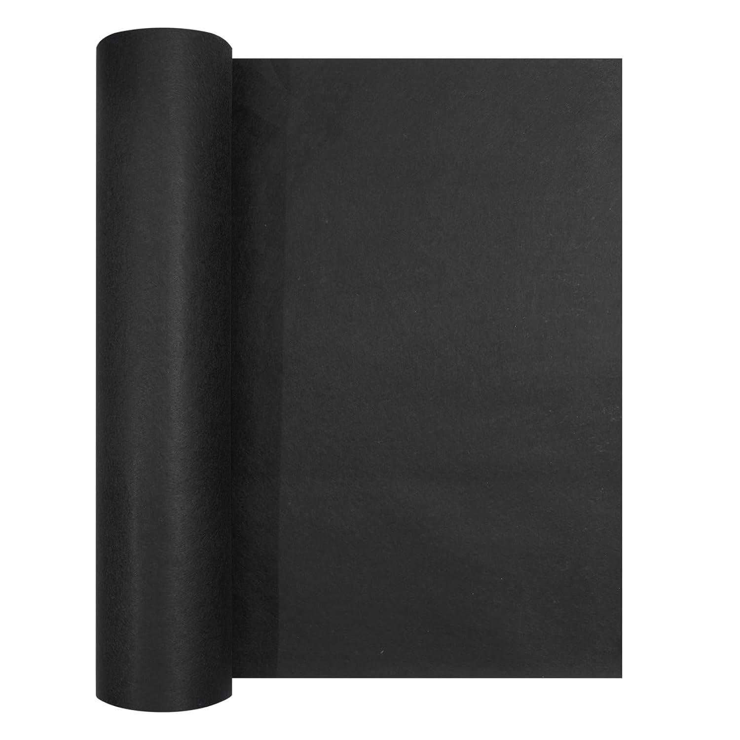 VEVOR 6FTx100FT Non-Woven Geotextile Heavy Duty 8oz Driveway Underlayment for Gravel, Ground Cover, Garden Weed Barrier, Drainage Fabric, Landscaping, Black