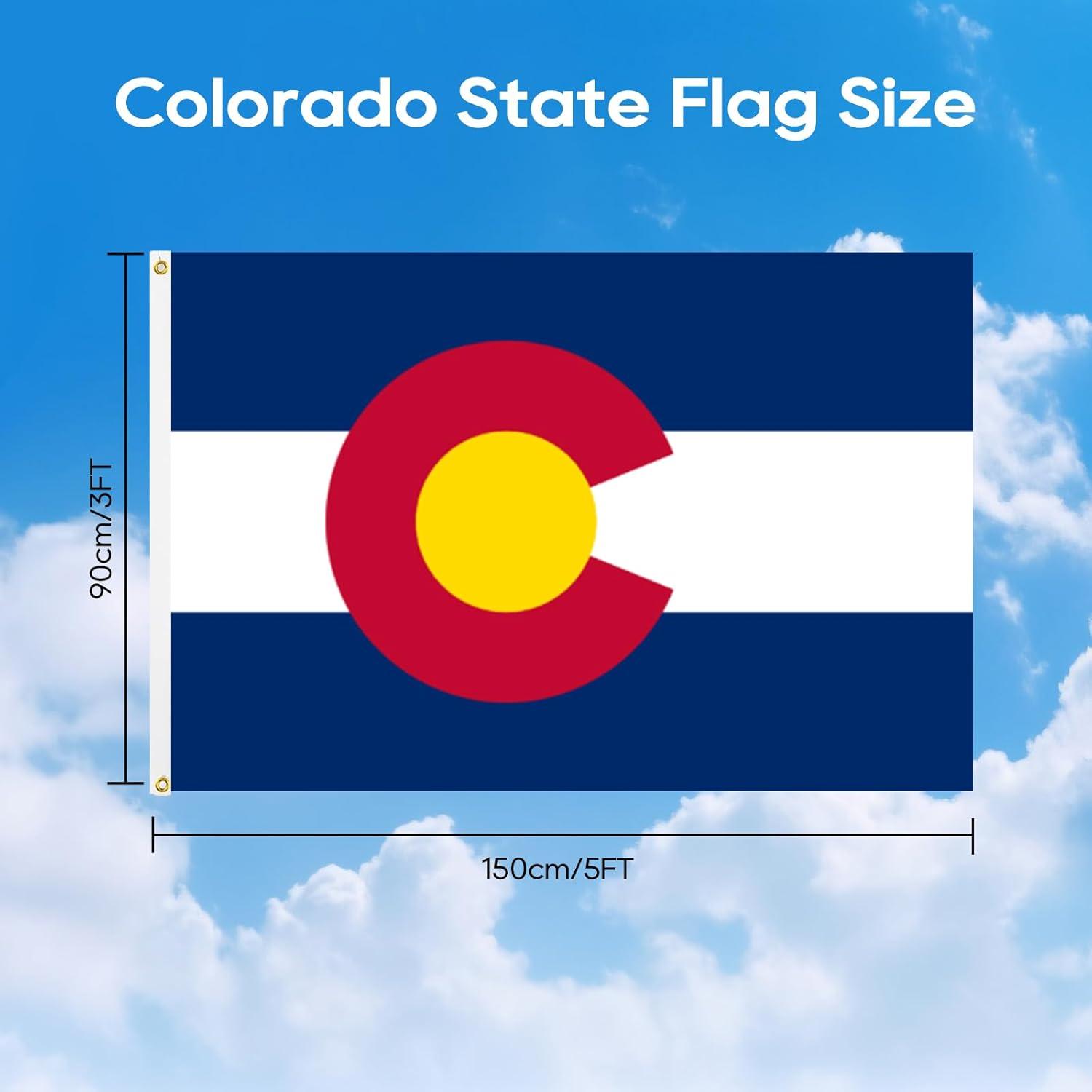 Michigan State Flag, Nylon, 3' x 5', 100% Made in USA, Canvas Header, Heavy-Duty Brass Grommets