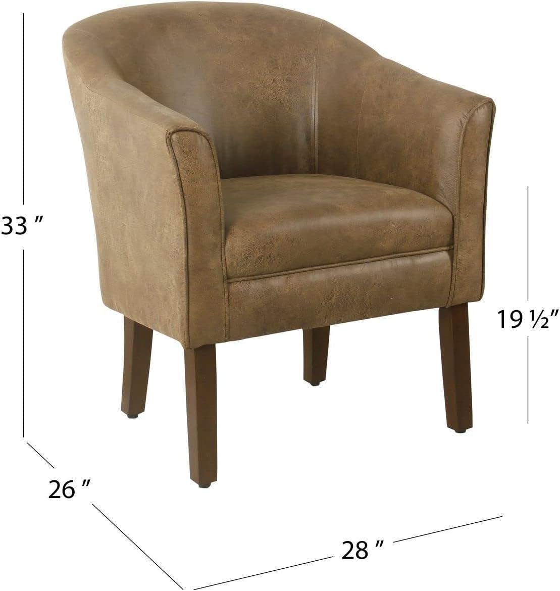 Modern Barrel Accent Chair - HomePop