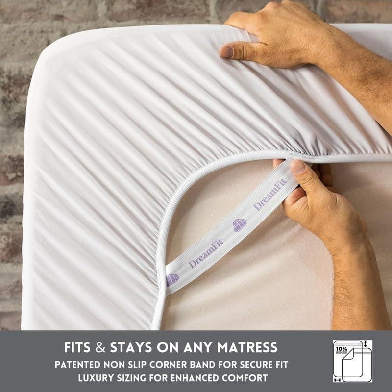 DreamFit® Moisture-Wicking StaDry™ Sheet Sets, DreamComfort™ Collection - Gray - Queen