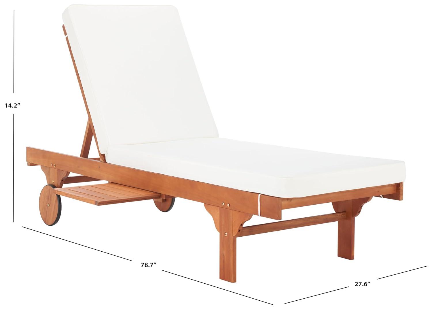 Newport Lounge Chair - Outdoor - PAT7022 - Natural/Beige -Safavieh