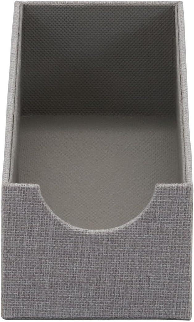 Household Essentials Narrow Shelf Organizer Tray Gray