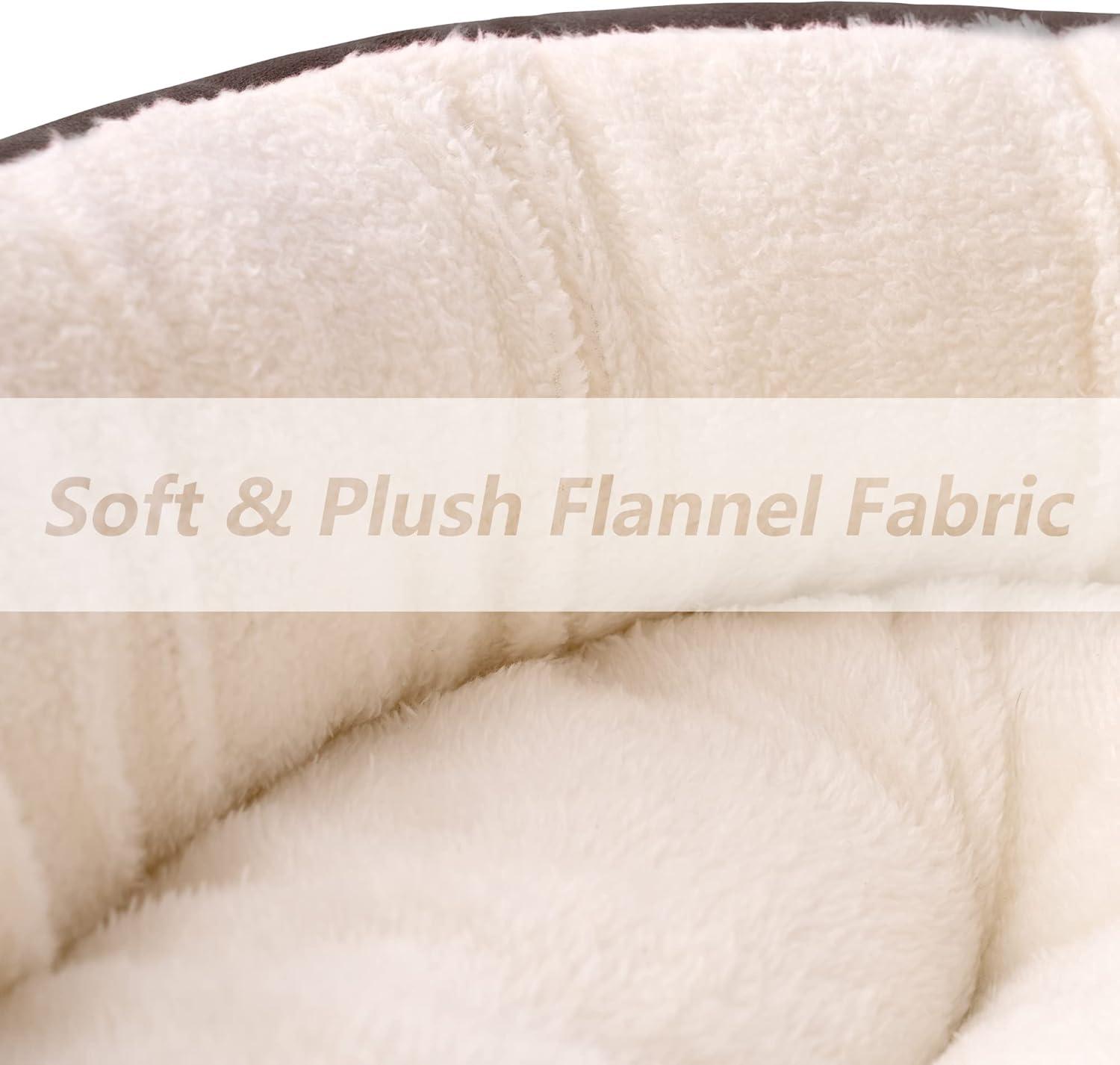 Archie & Oscar™ Round Donut Cat And Dog Cushion Bed, 20In Pet Bed For Cats Or Small Dogs, Anti-Slip & Water-Resistant Bottom, Super Soft Durable Fabric Pet Beds, Washable Luxury Cat & Dog Bed