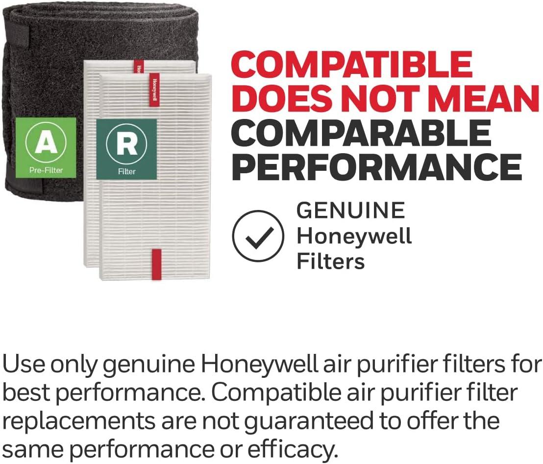 Honeywell HEPA Air Purifier Filter Value Kit with A and R Filters: Replacement for HPA200, HPA3100B, Captures Allergens