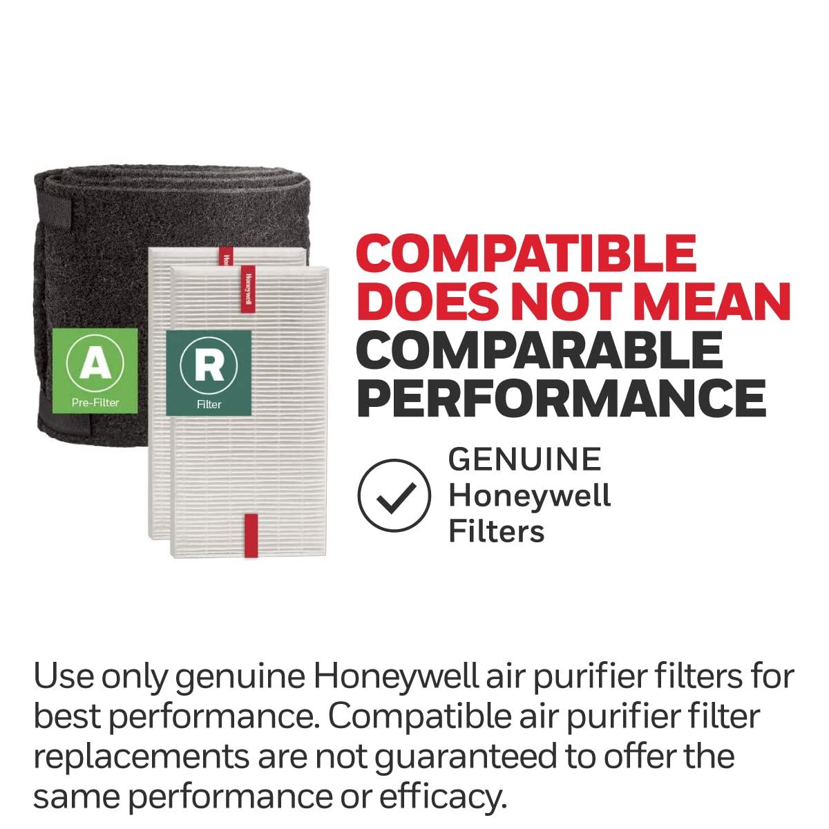 Honeywell HEPA Air Purifier Filter Value Kit with A and R Filters: Replacement for HPA200, HPA3100B, Captures Allergens