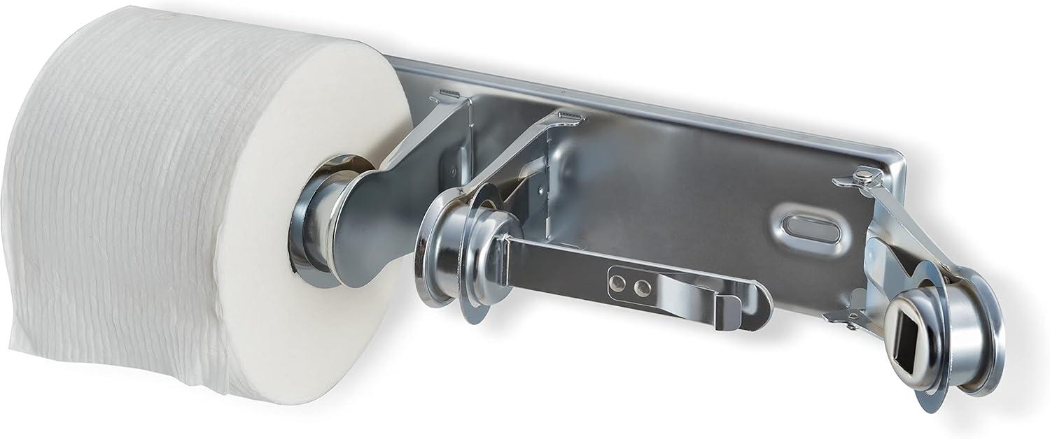 San Jamar carlisle San Jamar - R260XC Locking Toilet Tissue Dispenser, Silver