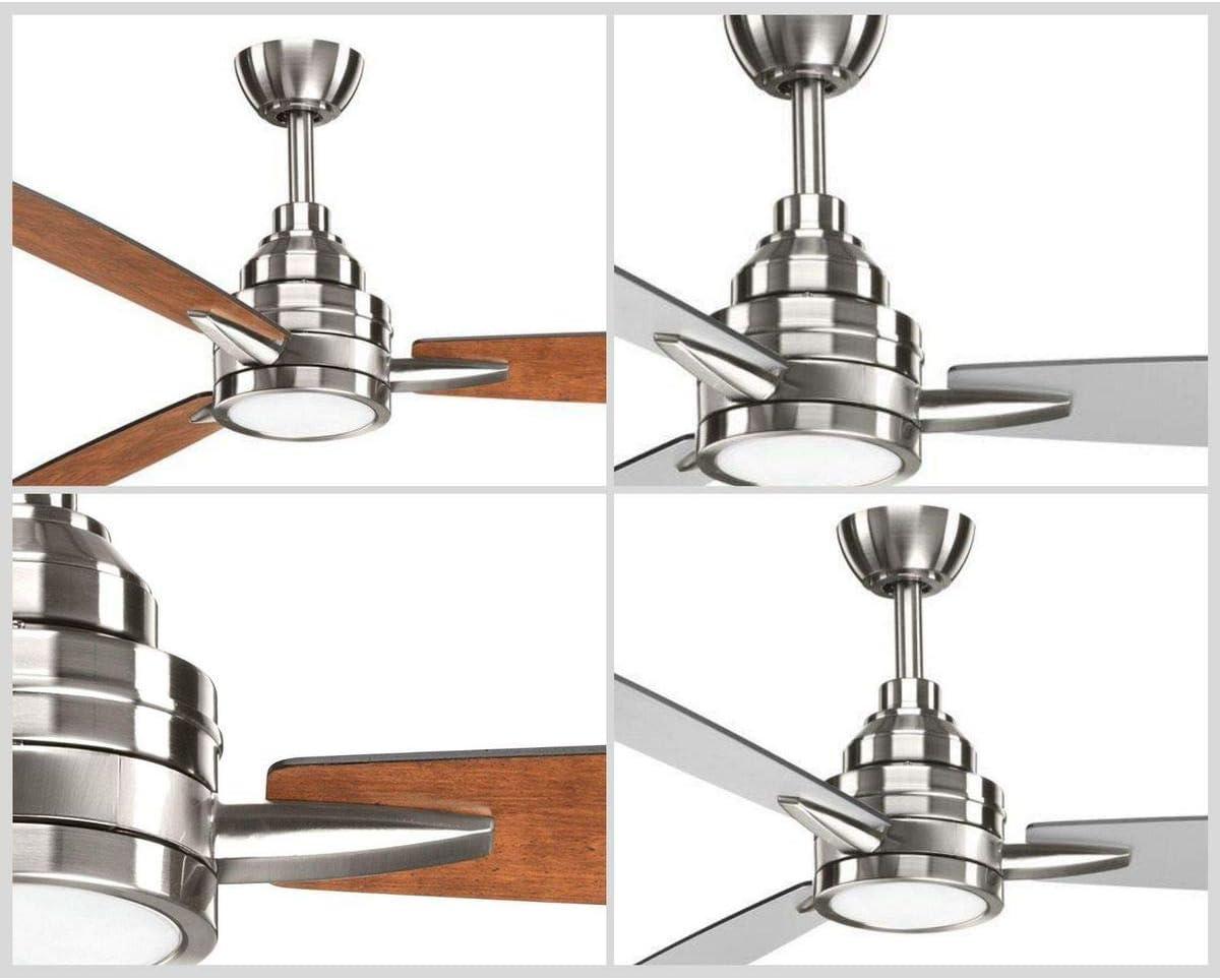 P2554-0930K-Progress Lighting-Gaze - Wide - Ceiling Fan - 1 Light - Handheld Remote in Urban Industrial and Farmhouse style - 60 Inches wide by 13.13