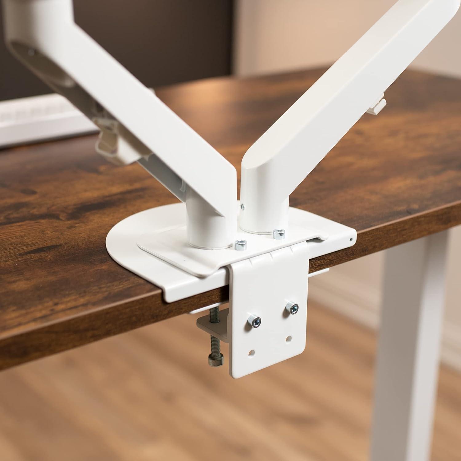 VIVO Placa de Soporte de Refuerzo de Acero Blanco para Instalaciones con Abrazadera C