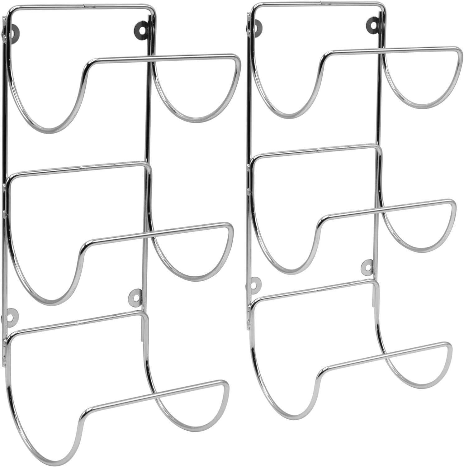 3 Level Iron Metal Towel Rack - Silver