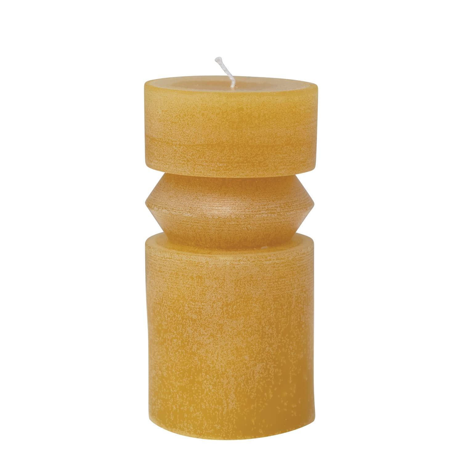 Creative Co-Op Unscented Totem Pillar Candle