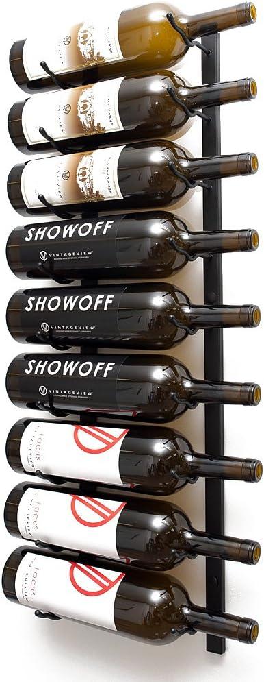 Rebrilliant Indurial Wall Mounted Wine Bottle Rack