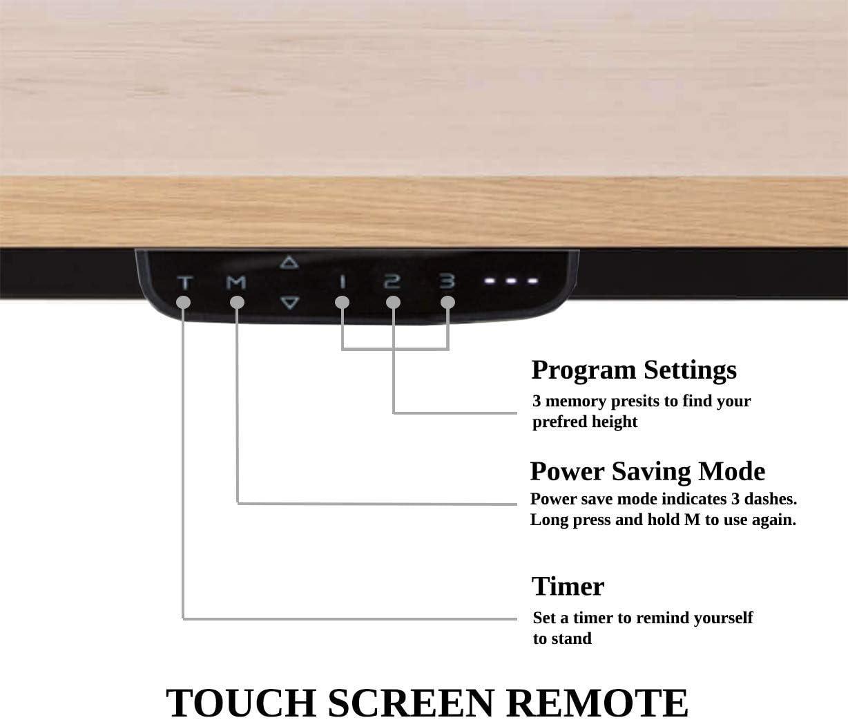 50'' H x 55'' W Desk Standing Desk Frame