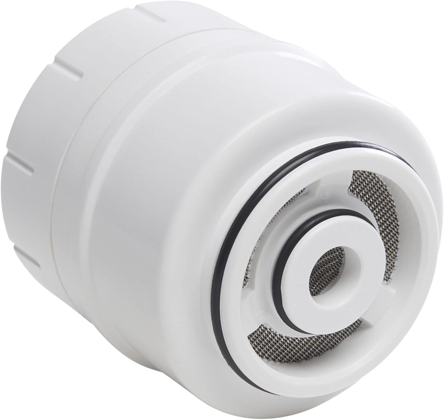 Compact White Plastic Shower Filter Replacement Cartridge